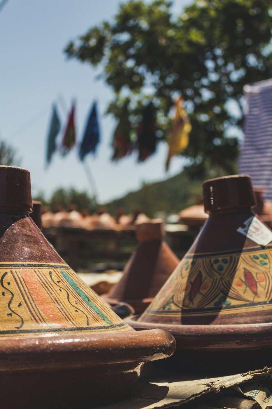 Dîner marocain traditionnel avec tagine