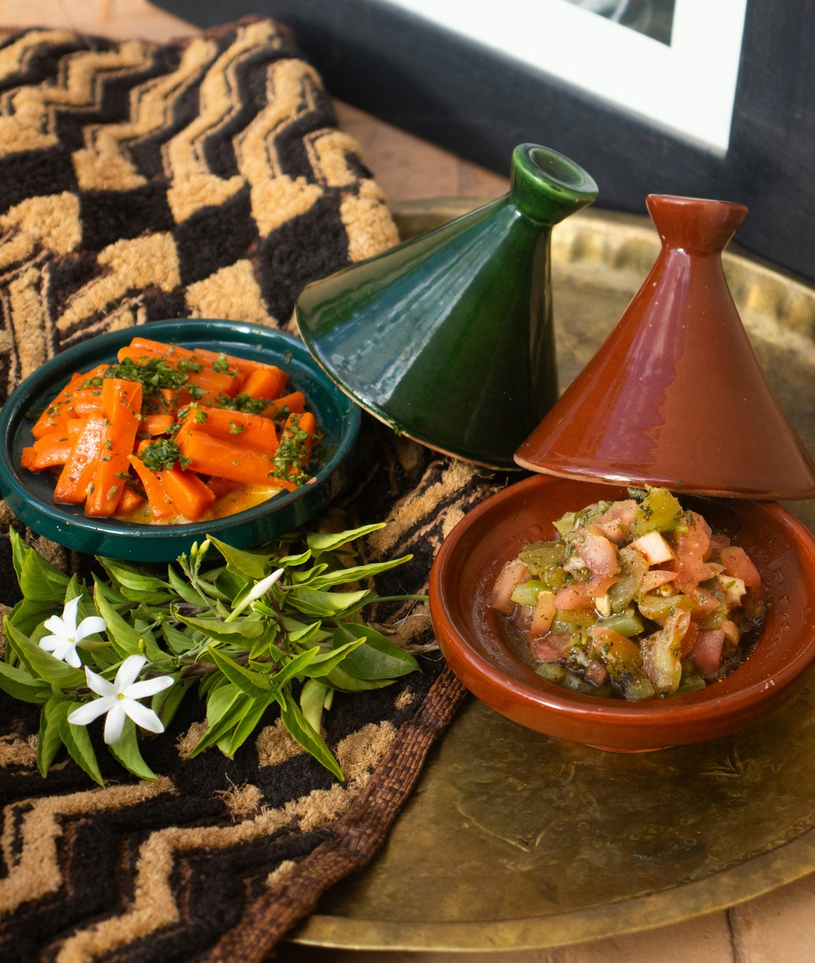 Tajines traditionnels en terre cuite