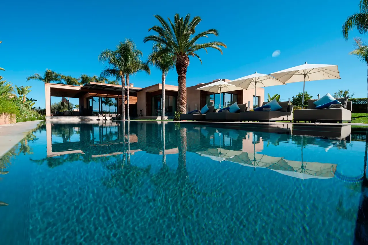 Villa contemporaine avec piscine, région de Marrakech